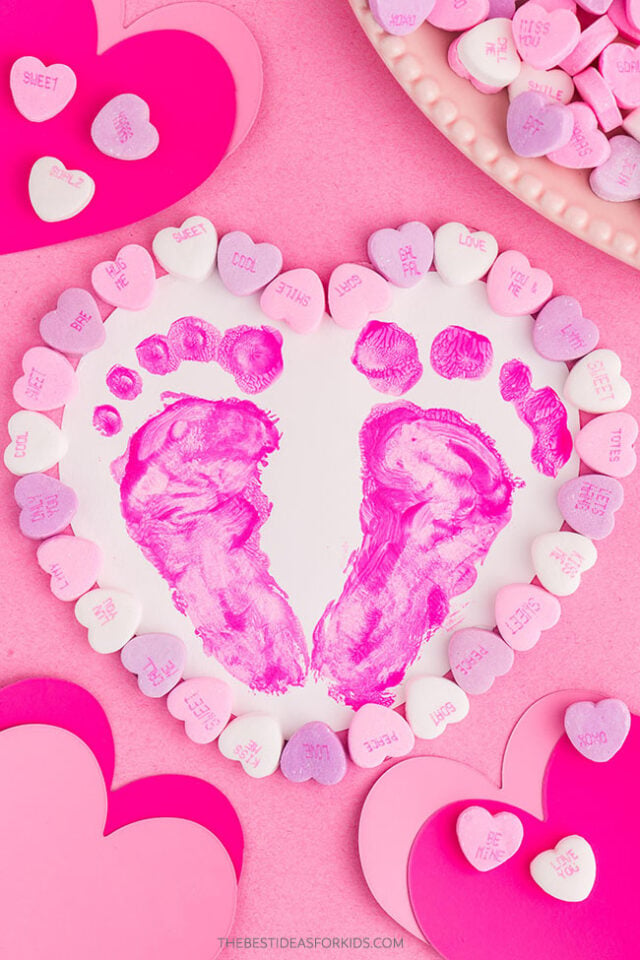 Footprint Heart Keepsake