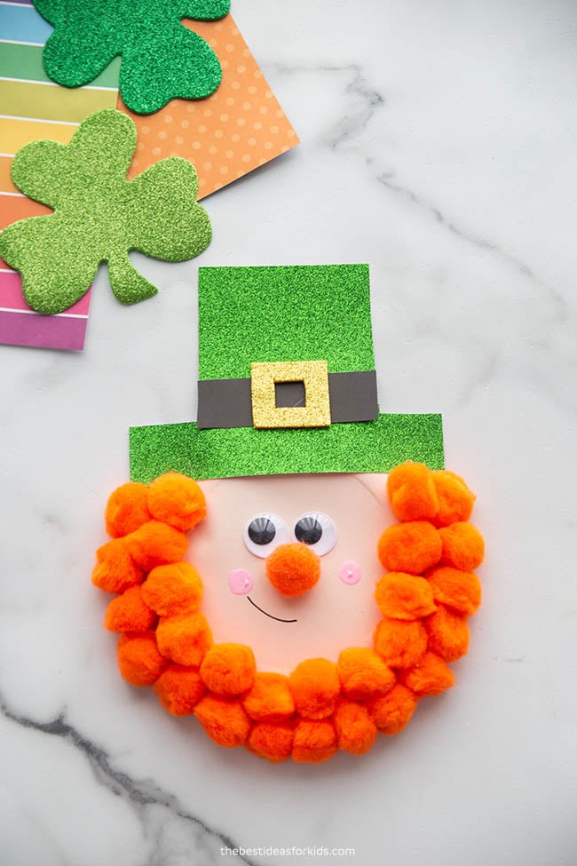 Leprechaun Paper Plate for Kids