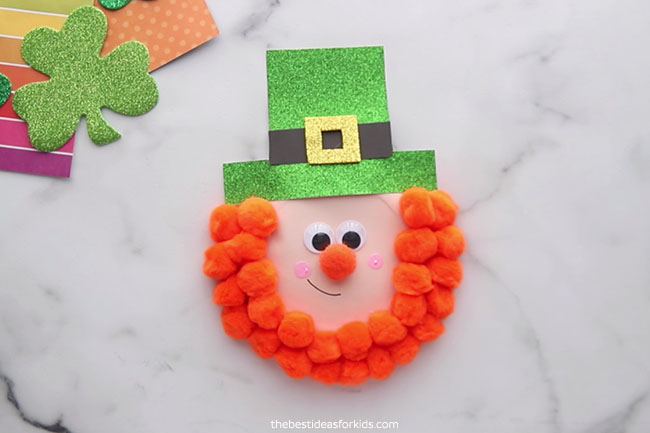 Paper Plate St Patrick's Day Leprechaun