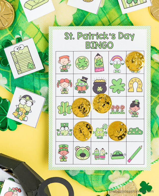 St Patrick's Day Free Printable Bingo