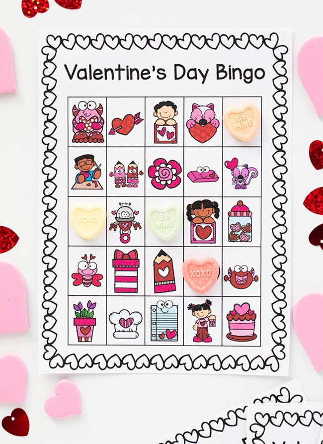 Valentine Bingo Cards Free Printable