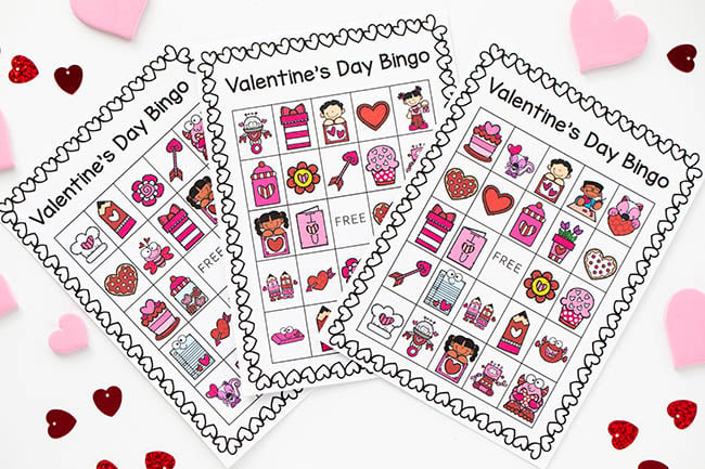 Valentine Bingo Free Printable Cards