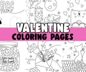 Valentine Coloring Pages