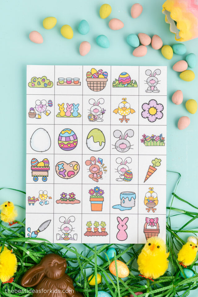 Easter Bingo Calling Cards