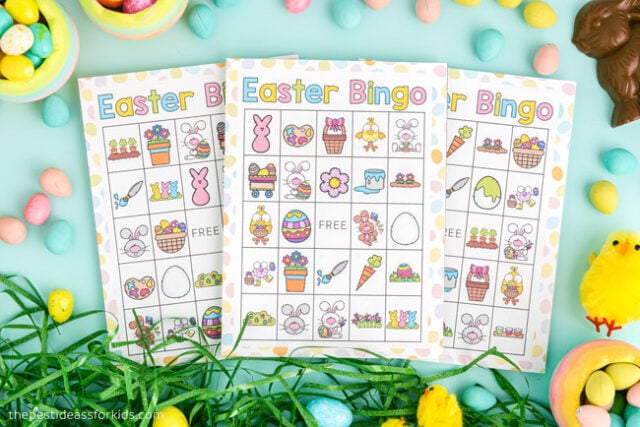 Easter Bingo Printables for Kids