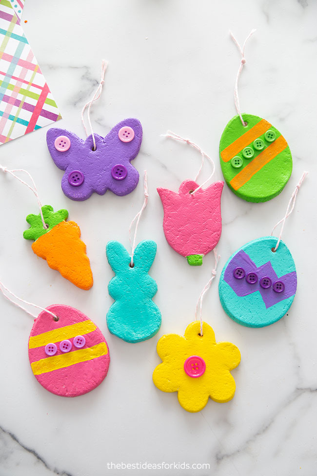 Easter Salt Dough Ornaments