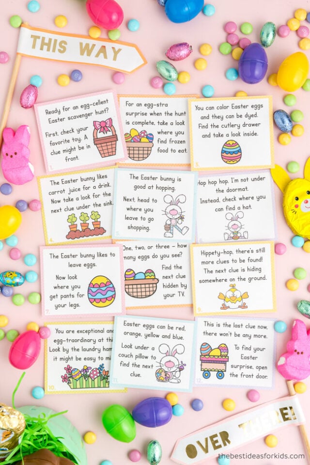 Free Printable Easter Scavenger Hunt