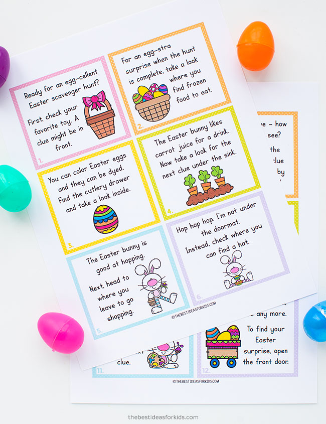 Easter Scavenger Hunt With Free Printable The Best Ideas For Kids