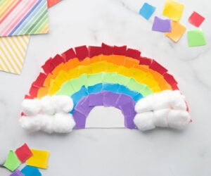 Paper Plate Rainbow