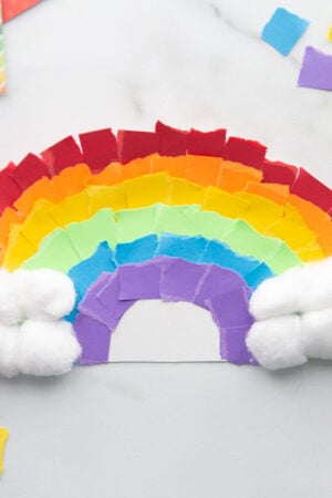 Paper Plate Rainbow