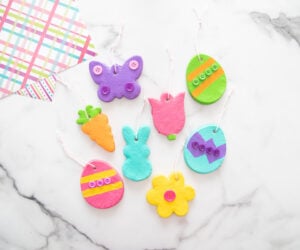 Salt Dough Easter Ornaments