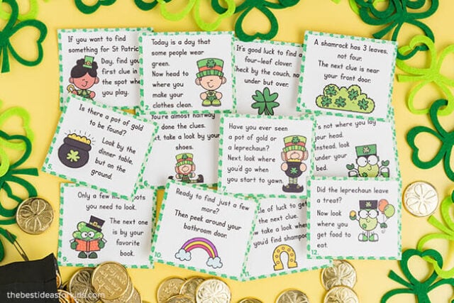 Scavenger Hunt for St Patrick's Day