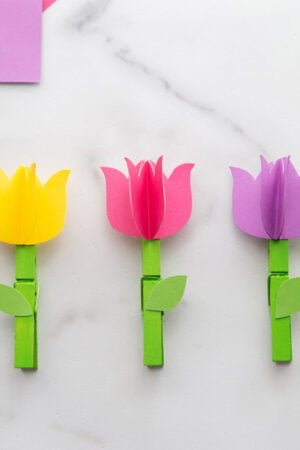 Clothespin Flower