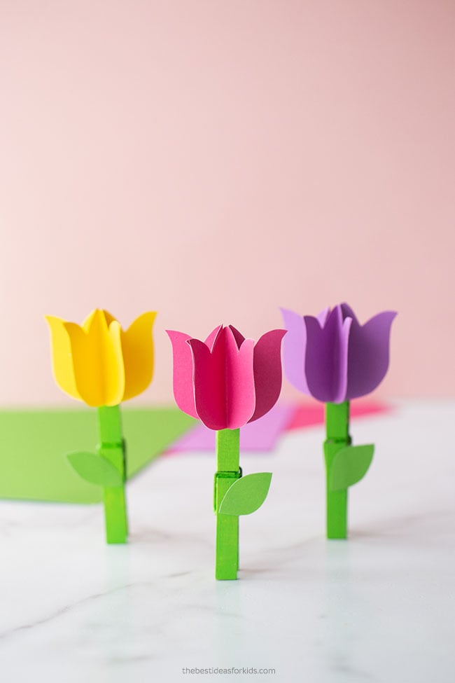 Clothespin Flower Craft