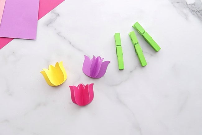 Make 3 Paper Tulips