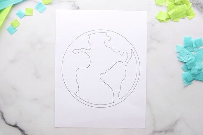 Print Earth Template Out
