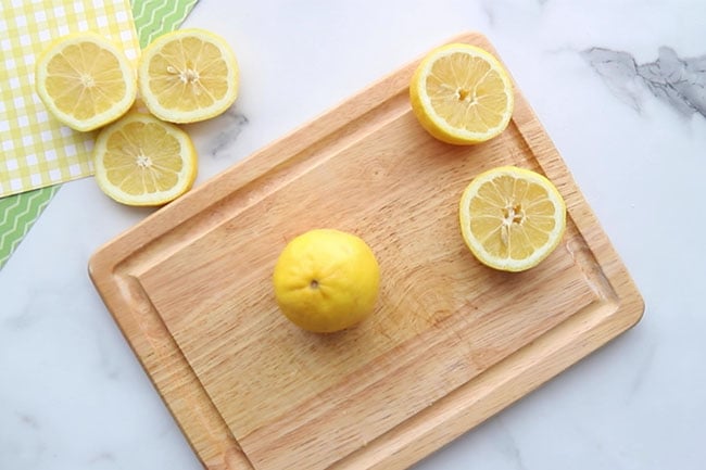 Cut Bottoms of Lemons