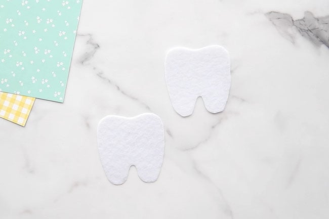 Cut out Tooth Template from Felt