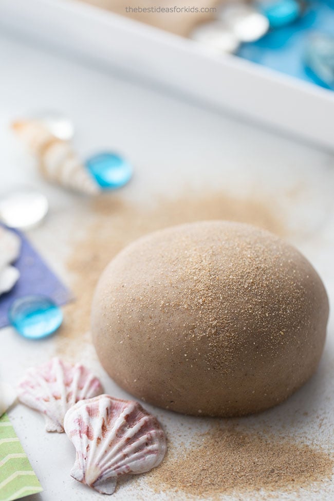 DIY Sand Playdough