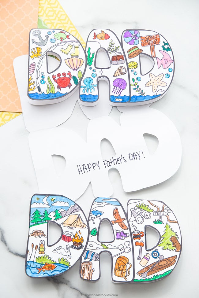 Dad Printable Card for Father's Day