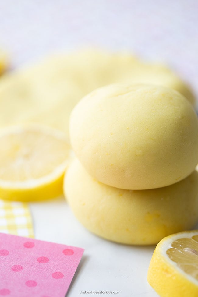 Lemon Playdough Recipe