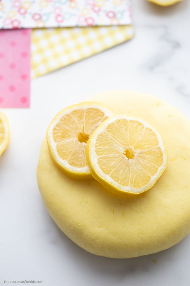 Lemon Scented Playdough