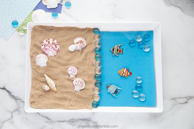 Sand Playdough Sensory Play