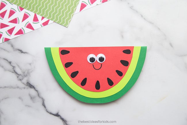 Watermelon Craft Card