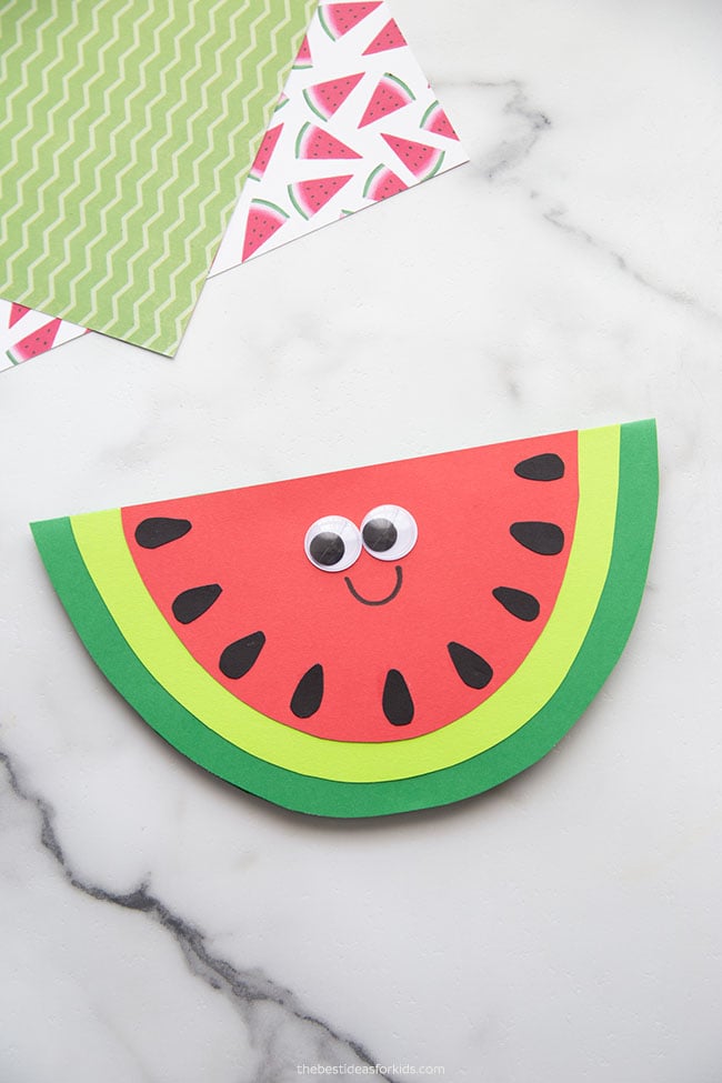 Watermelon Craft for Kids