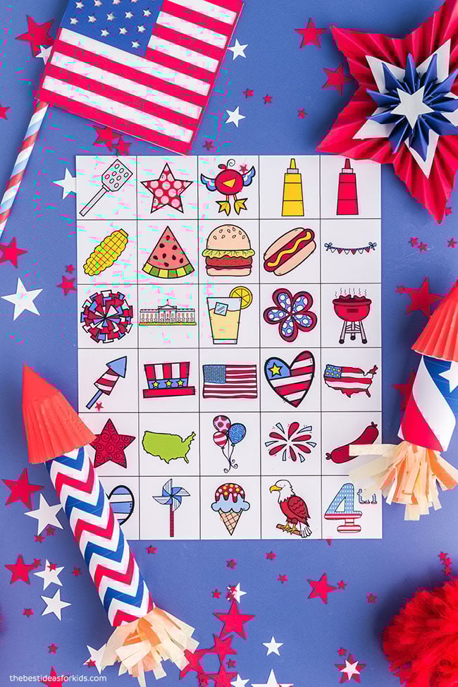 4th of July Calling Cards