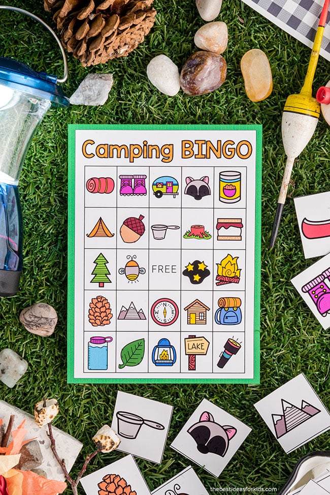 Camping Bingo Printable