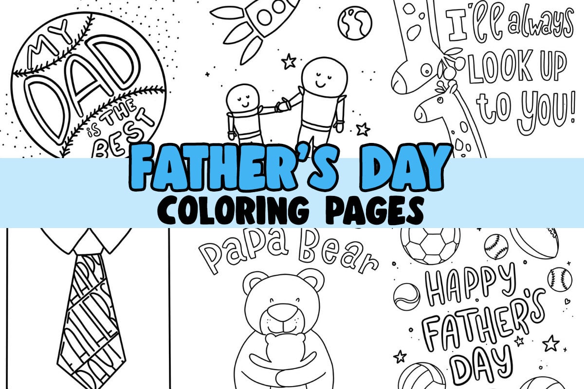 65 Dad Coloring Pages For Adults  Latest HD