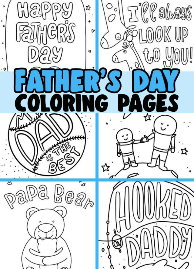 Father's Day Coloring Pages (Free Printables) - The Best Ideas for Kids