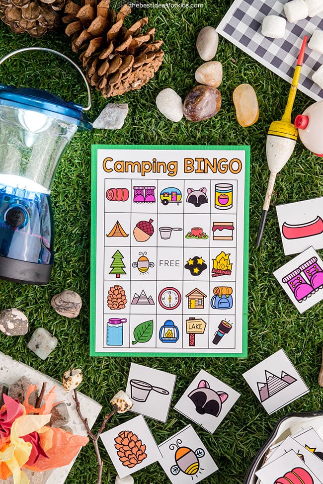 Free Printable Camping Bingo