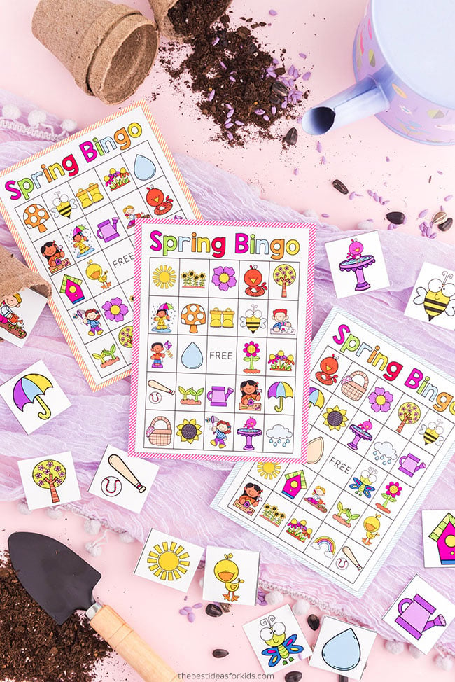 Free Printable Spring Bingo Cards