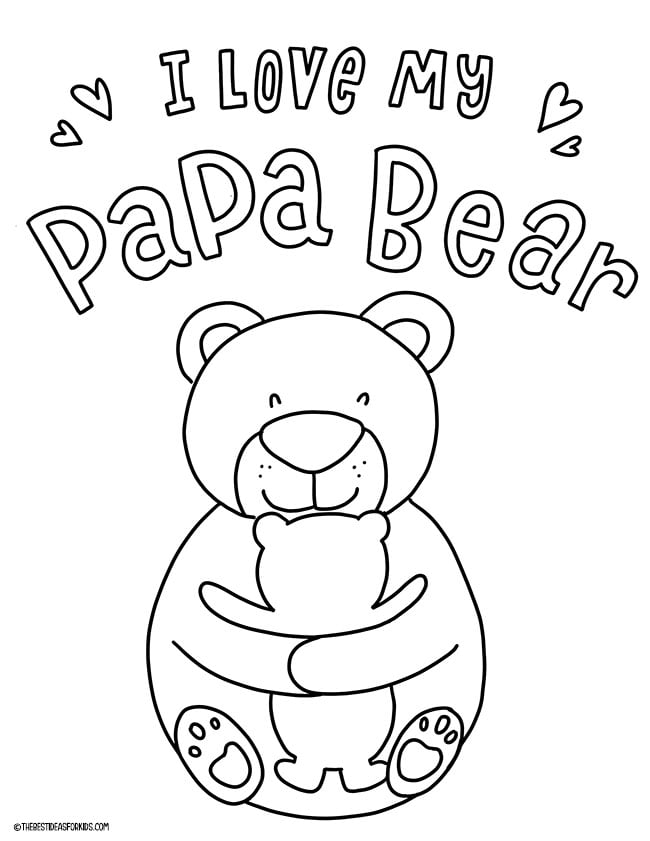 I Love My Papa Bear