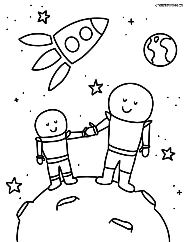 Out of this World Coloring Page