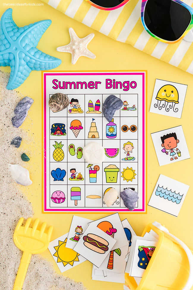 Summer Bingo Free Printable Cards