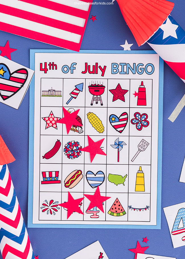 fourth of july bingo cards
