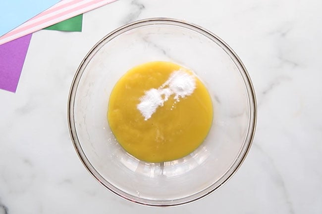 Add Baking Soda to Glue