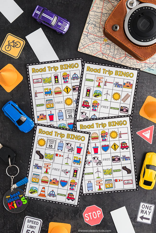 Free Printable Road Trip Bingo Cards
