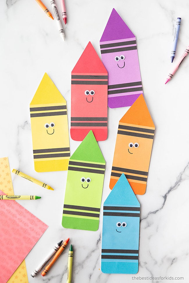 Crayon Template Card Printable