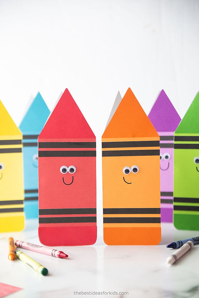 Crayon Template Craft for Kids