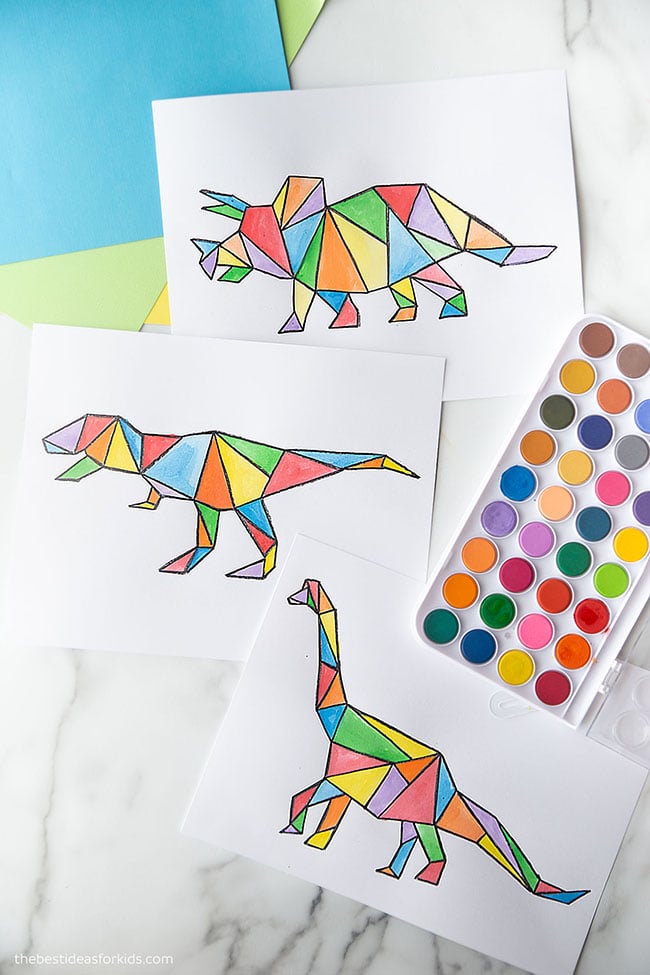 Dinosaur Art Project for Kids