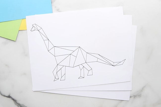 Dinosaur Art Templates