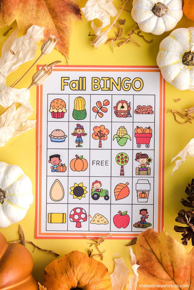 Fall Bingo Free Printable The - Fall Bingo Free Printable 640x959 