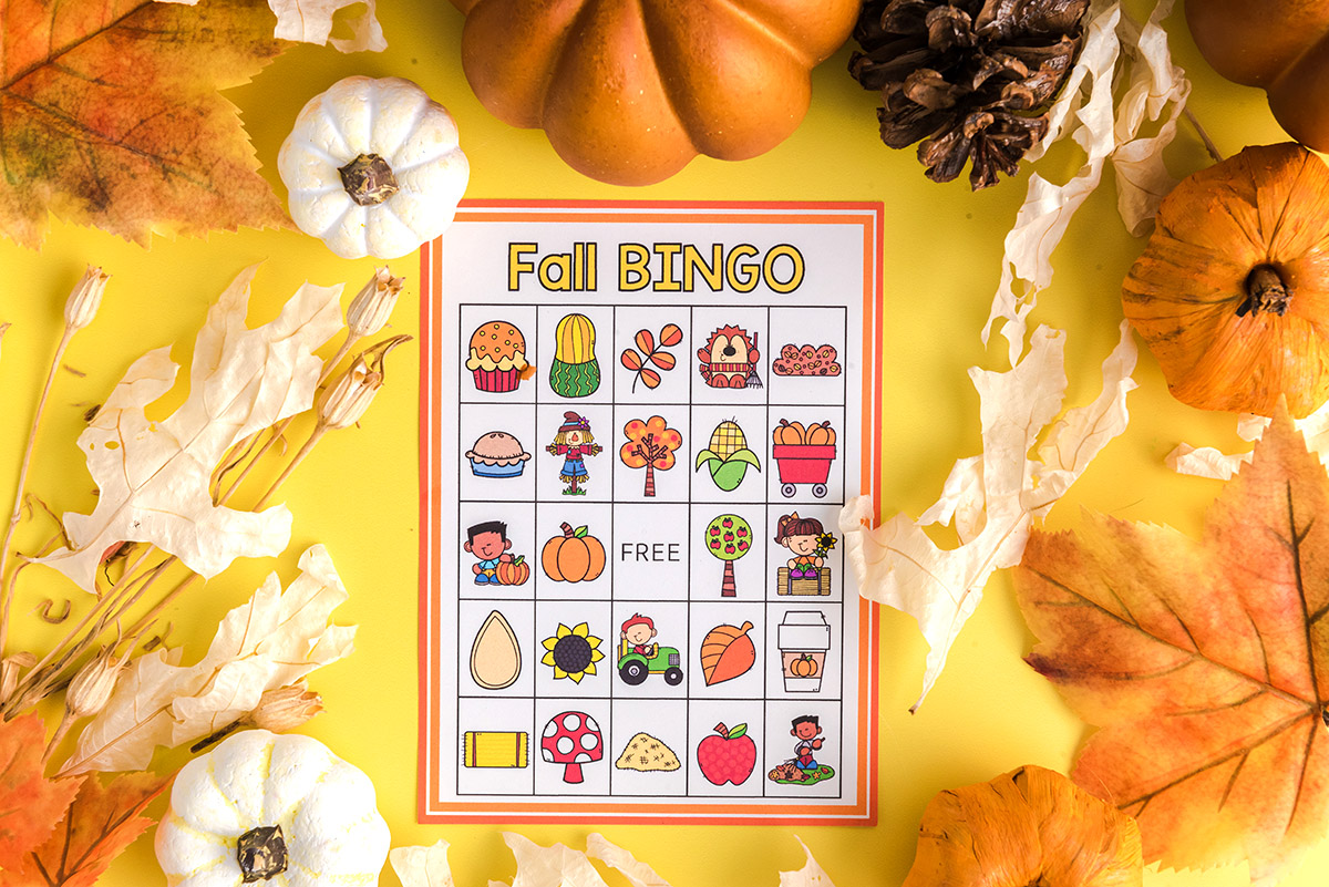 Free Fall Bingo Printable