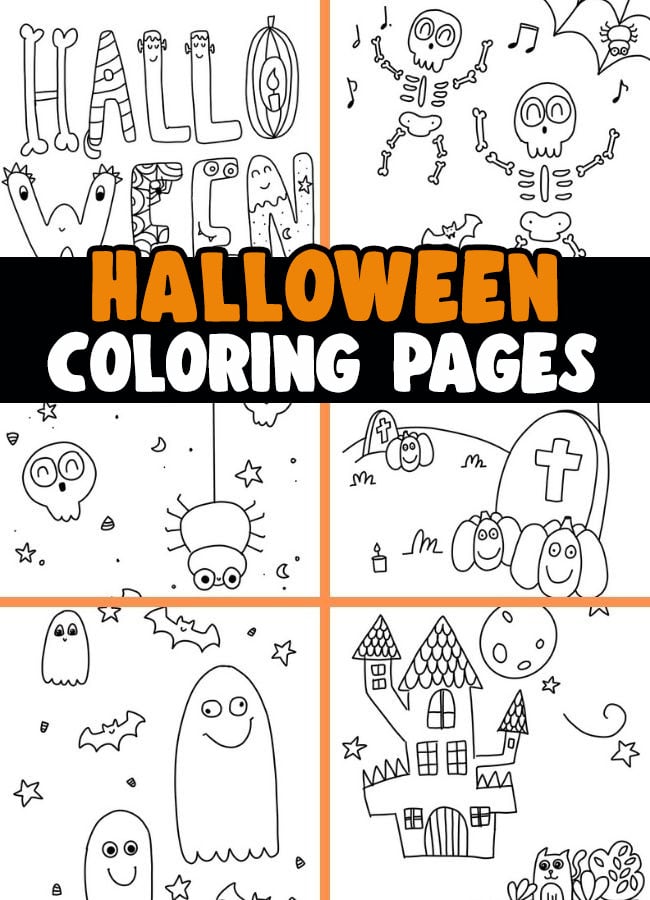 Halloween Coloring Pages for Kids