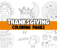 Thanksgiving Colorin Pages for Kids