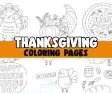 Thanksgiving Colorin Pages for Kids